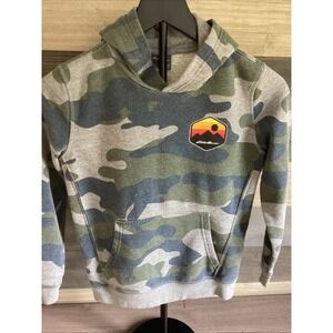 Eddie Bauer Youth Pullover Sweatshirt Size 7/8 Camo Preowned
